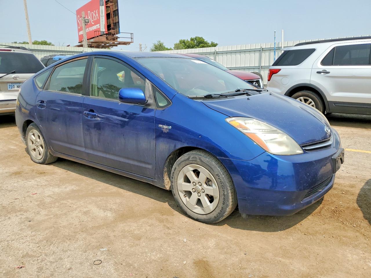 2008 Toyota Prius Base Blue vin: JTDKB20U887781807