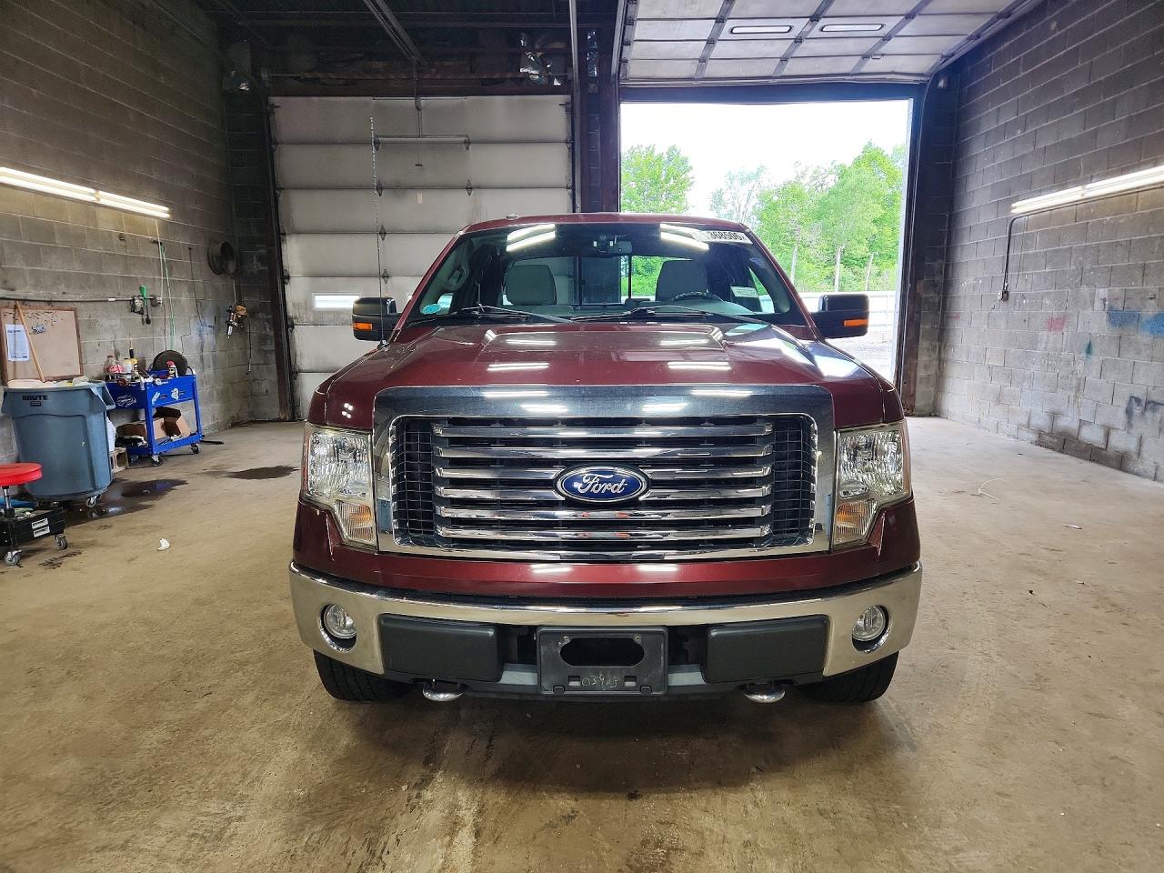 2010 Ford F150 Super Cab Burgundy vin: 1FTEX1E82AFD75487