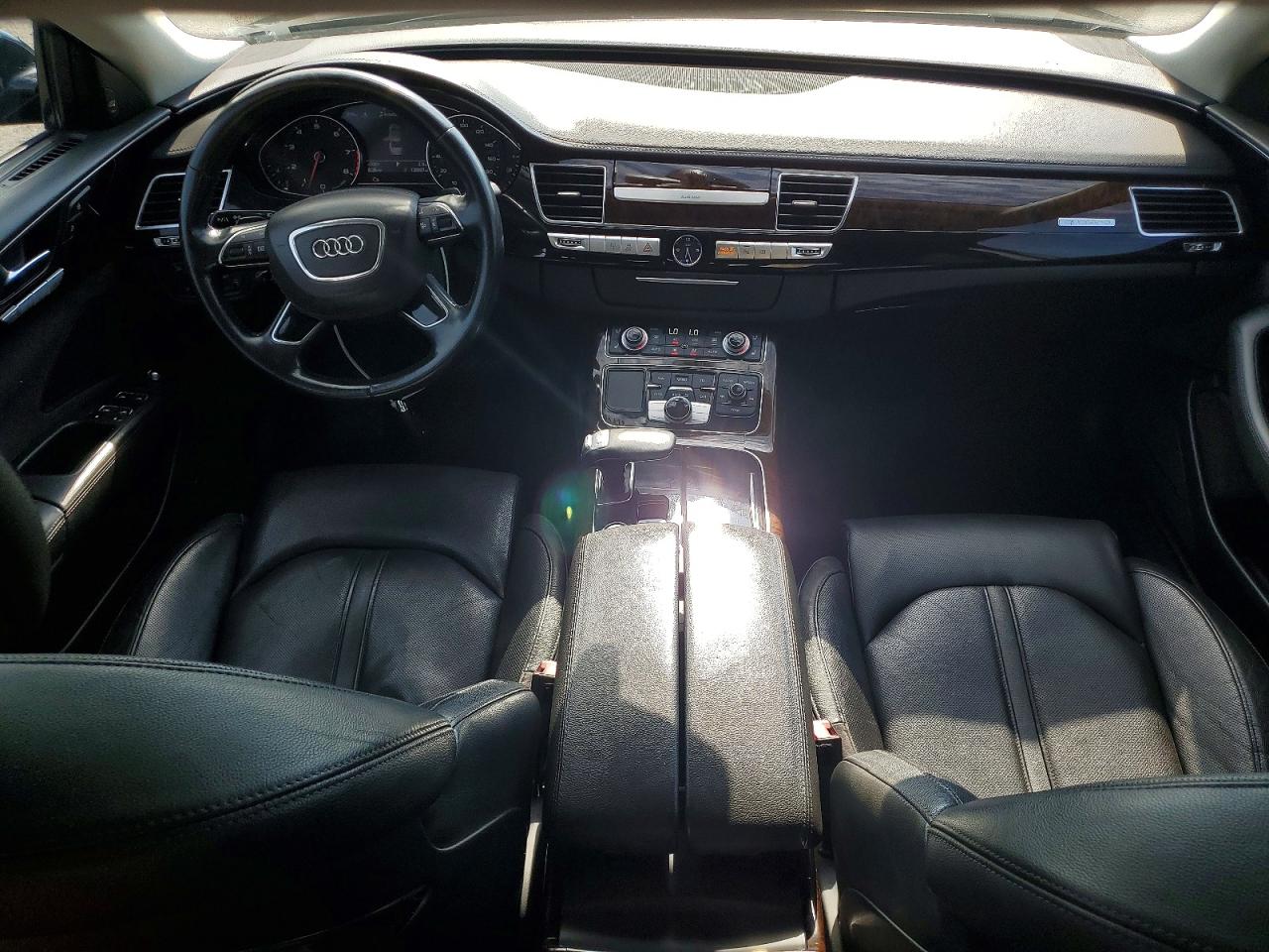 2012 Audi A8 L Quattro Black vin: WAURVAFDXCN008264