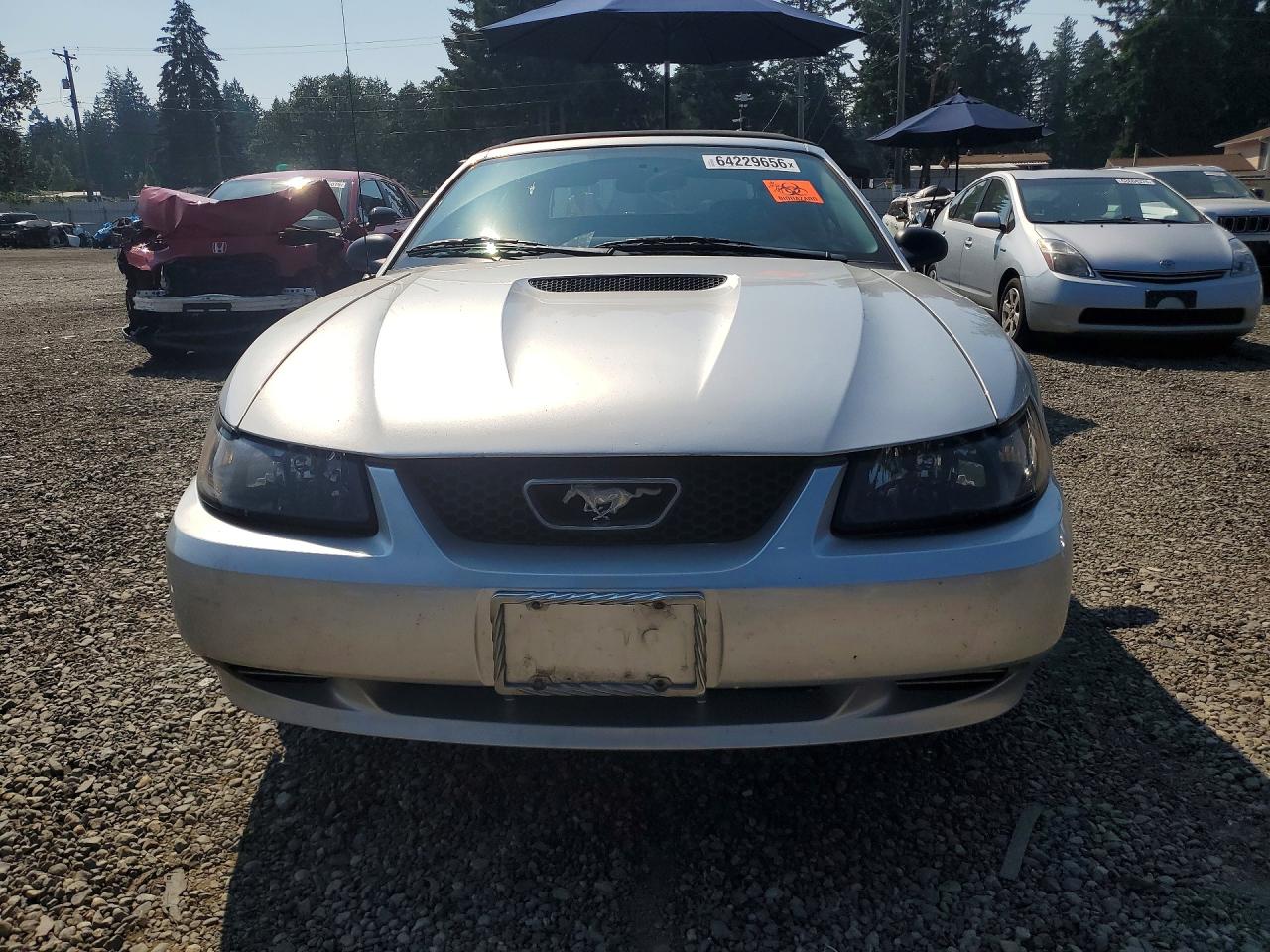 2001 Ford Mustang Silver vin: 1FAFP44491F194784