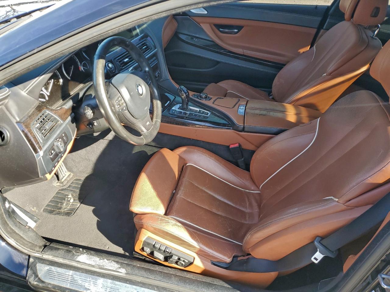 2013 Bmw 650 Xi Black vin: WBAYM1C5XDDZ02655