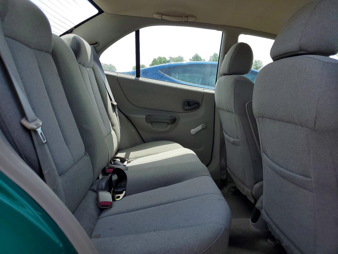 2001 Hyundai Accent Gl Green vin: KMHCG45C91U169698