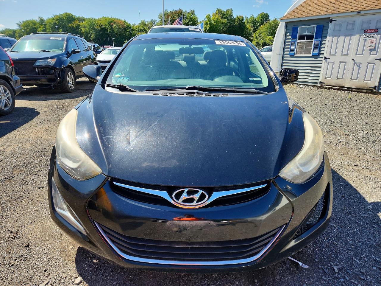 2015 Hyundai Elantra Se Black vin: 5NPDH4AEXFH595057