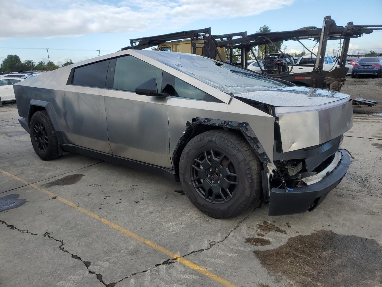 2024 Tesla Cybertruck Серый vin: 7G2CEHEDXRA016451