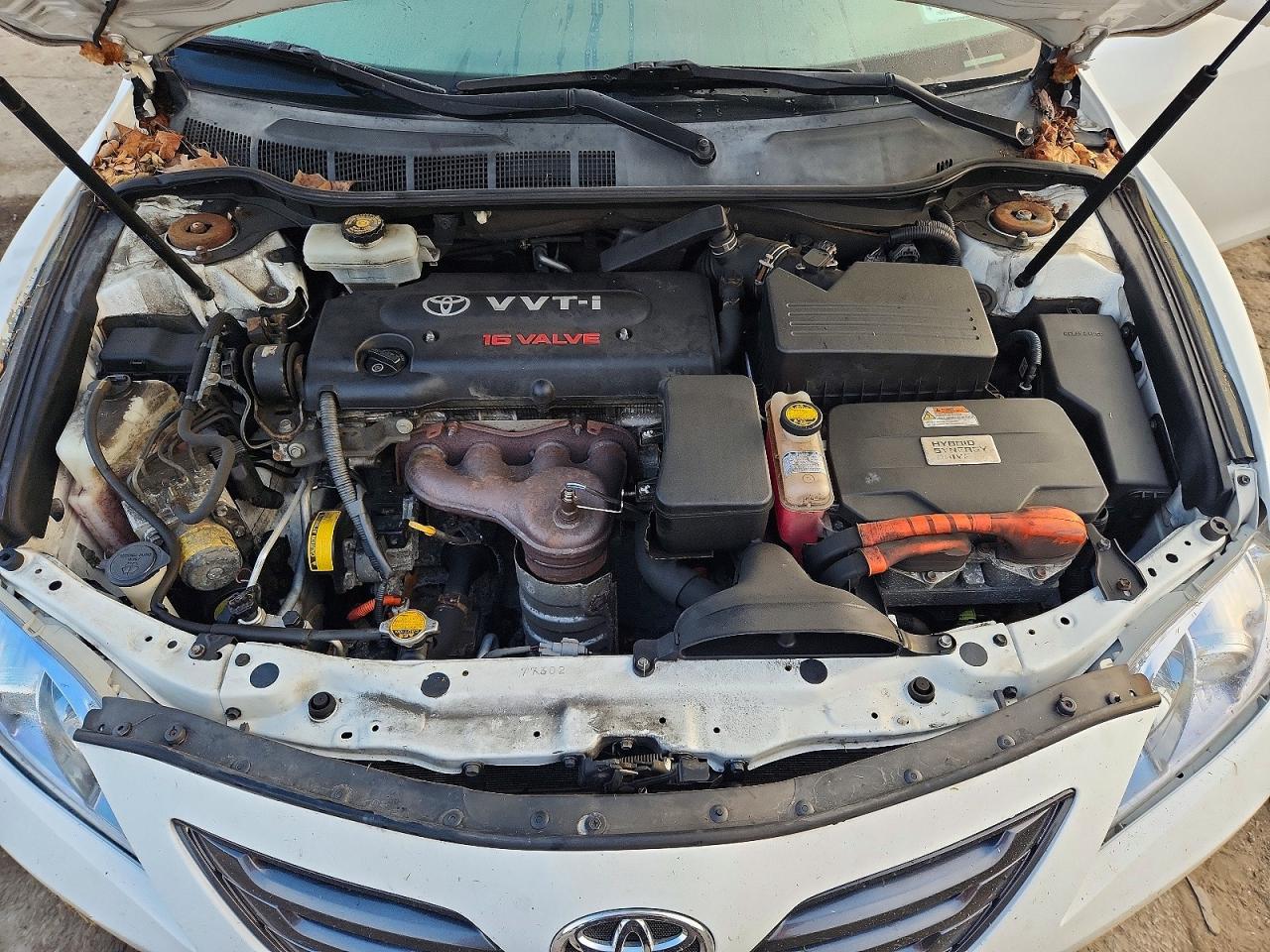 2009 Toyota Camry Hybrid White vin: 4T1BB46K99U094027