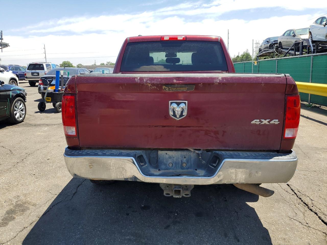 2019 Ram 1500 Classic Tradesman Burgundy vin: 1C6RR7KM7KS724871