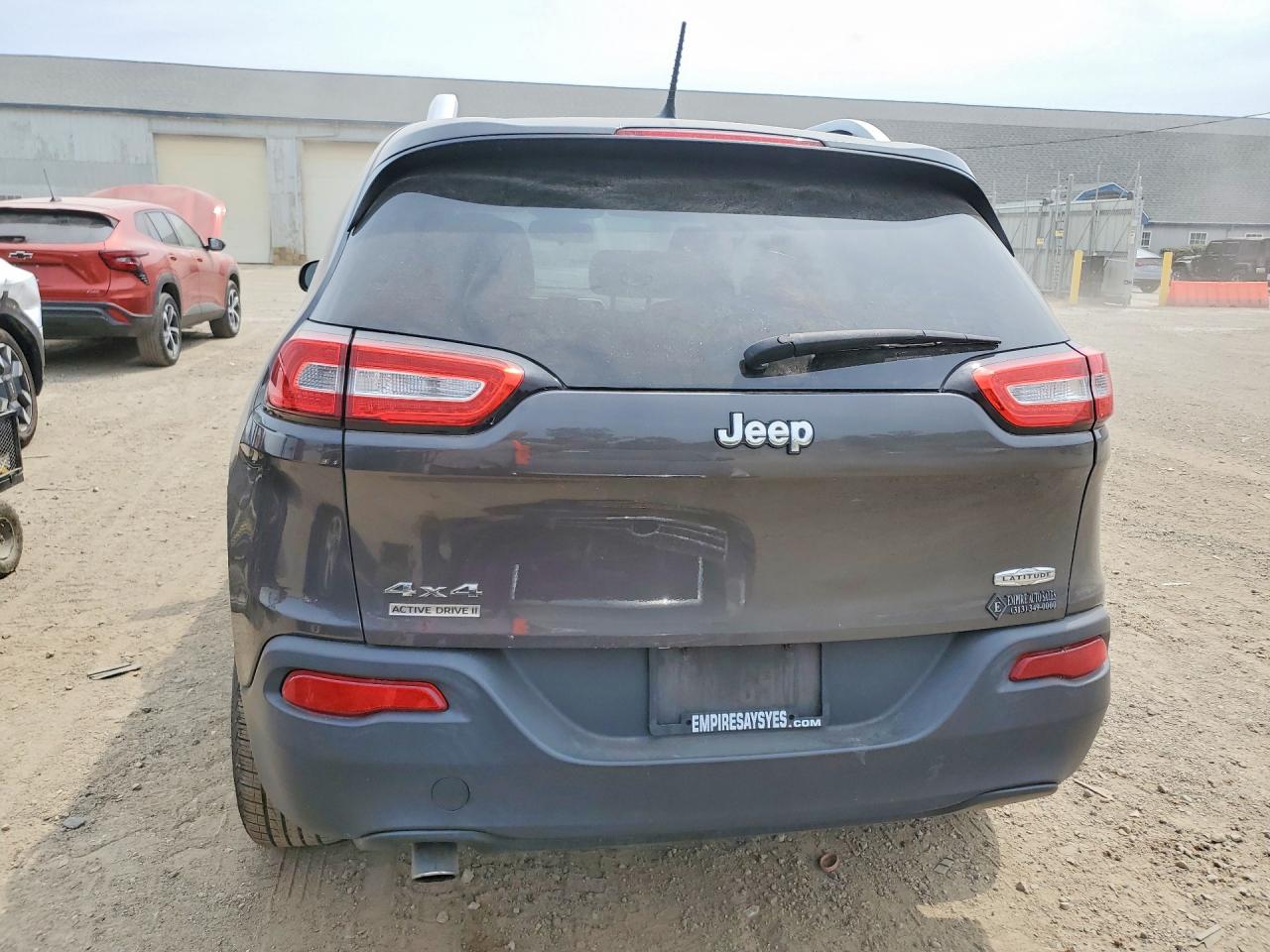 2014 Jeep Cherokee Latitude Угольный vin: 1C4PJMCB9EW253581