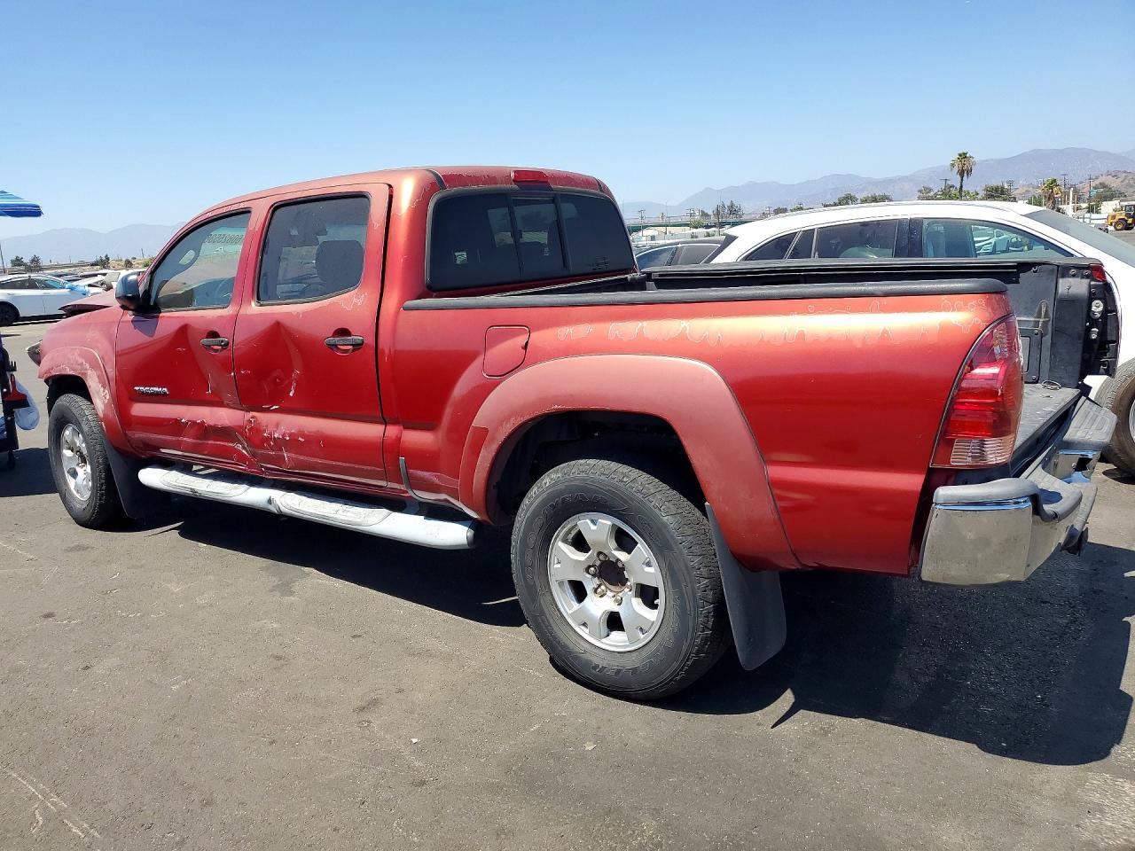 2006 Toyota Tacoma Double Cab Prerunner Long Bed Красный vin: 5TEKU72NX6Z287001