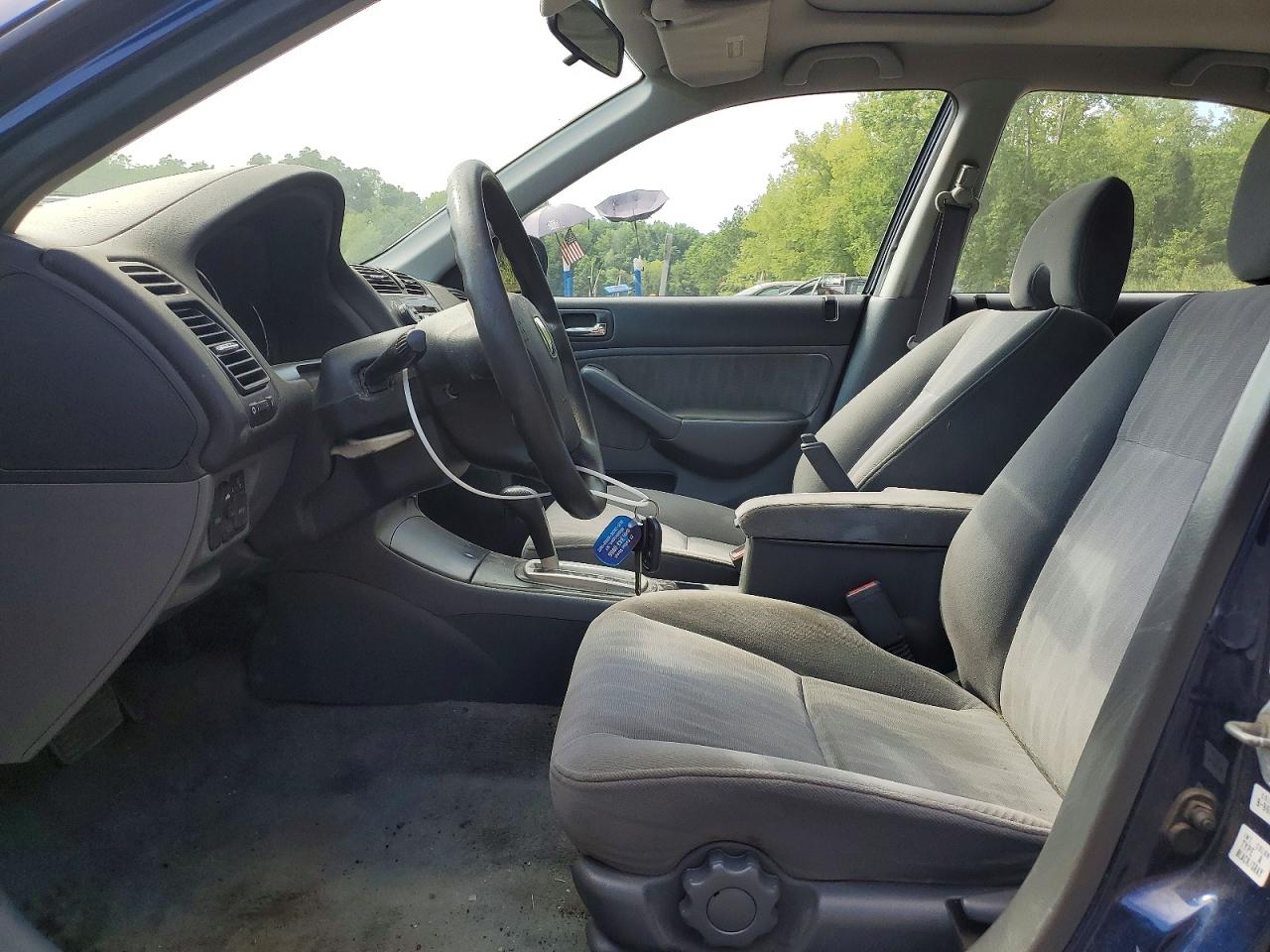 2003 Honda Civic Ex Blue vin: 2HGES26753H603981