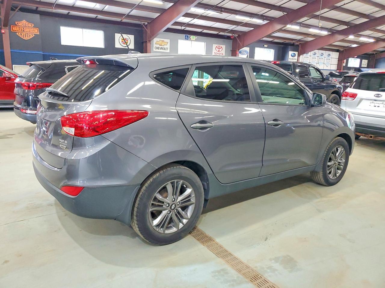 2014 Hyundai Tucson Gls Gray vin: KM8JTCAF7EU882795