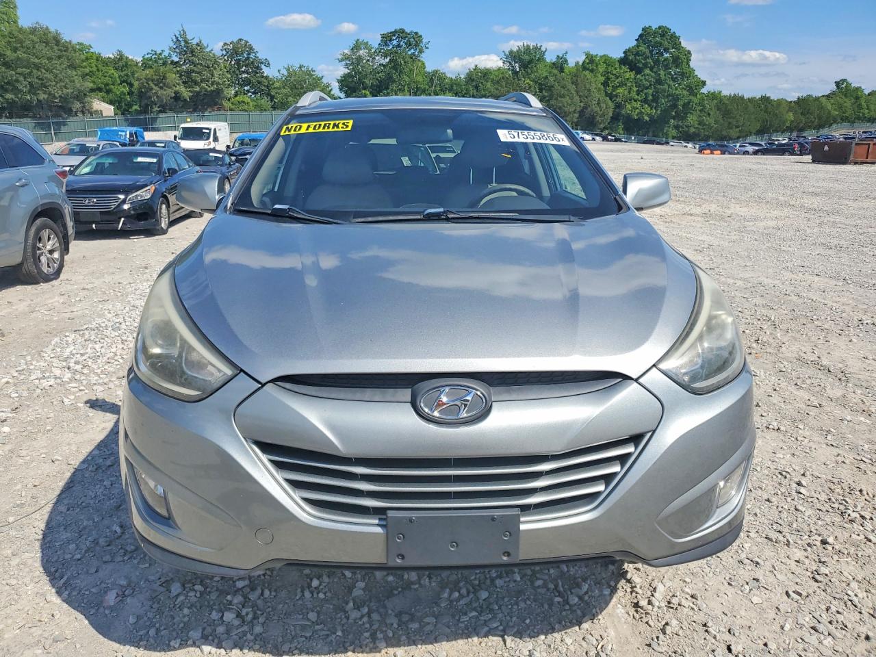 2015 Hyundai Tucson Se Silver vin: KM8JU3AG9FU108507