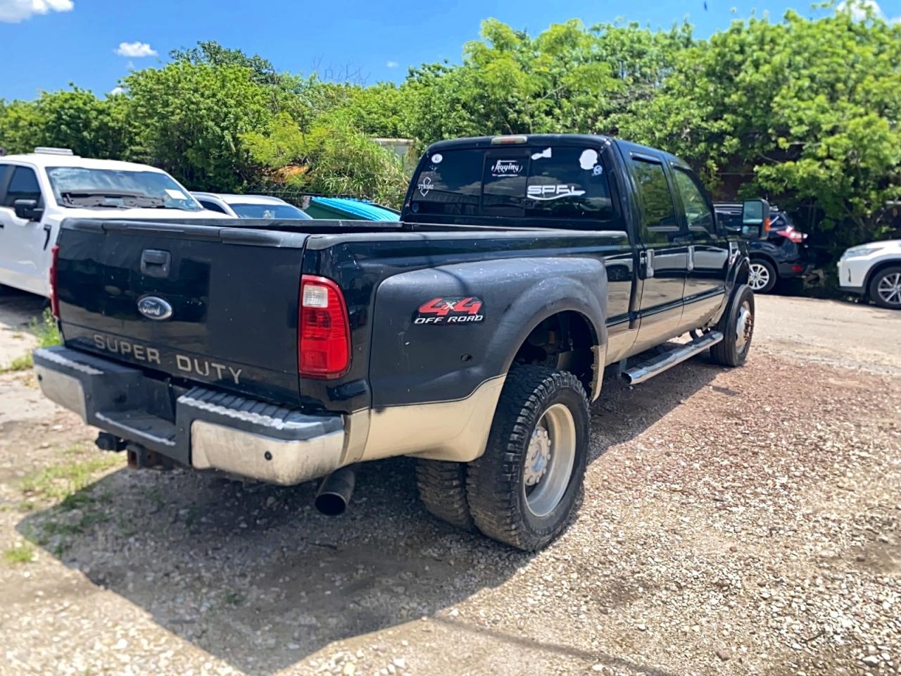 2008 Ford F450 Super Duty Black vin: 1FTXW43R08EB04307