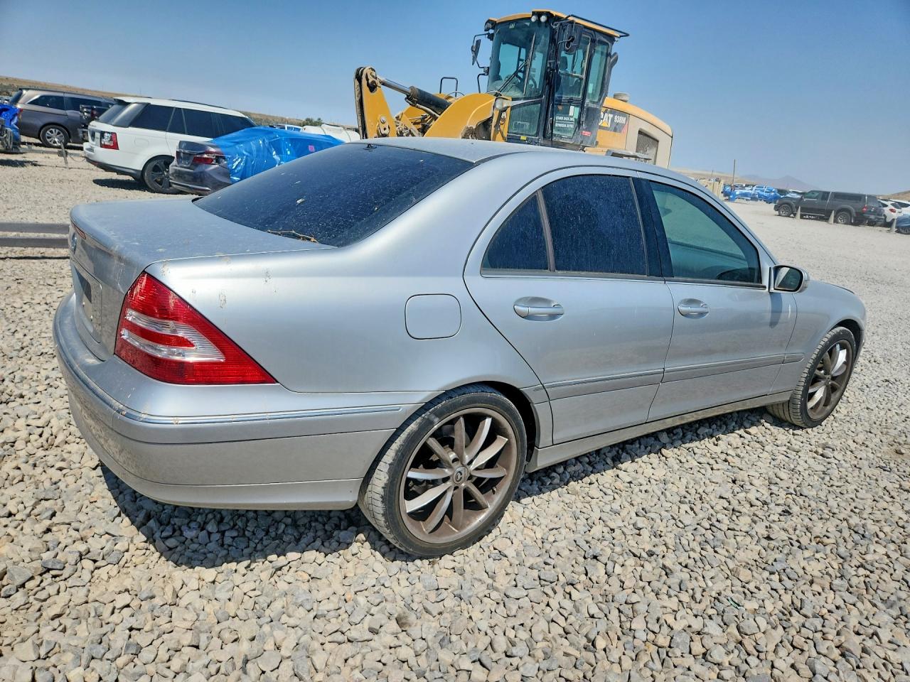 2005 Mercedes-benz C 240 Silver vin: WDBRF61J75F580768
