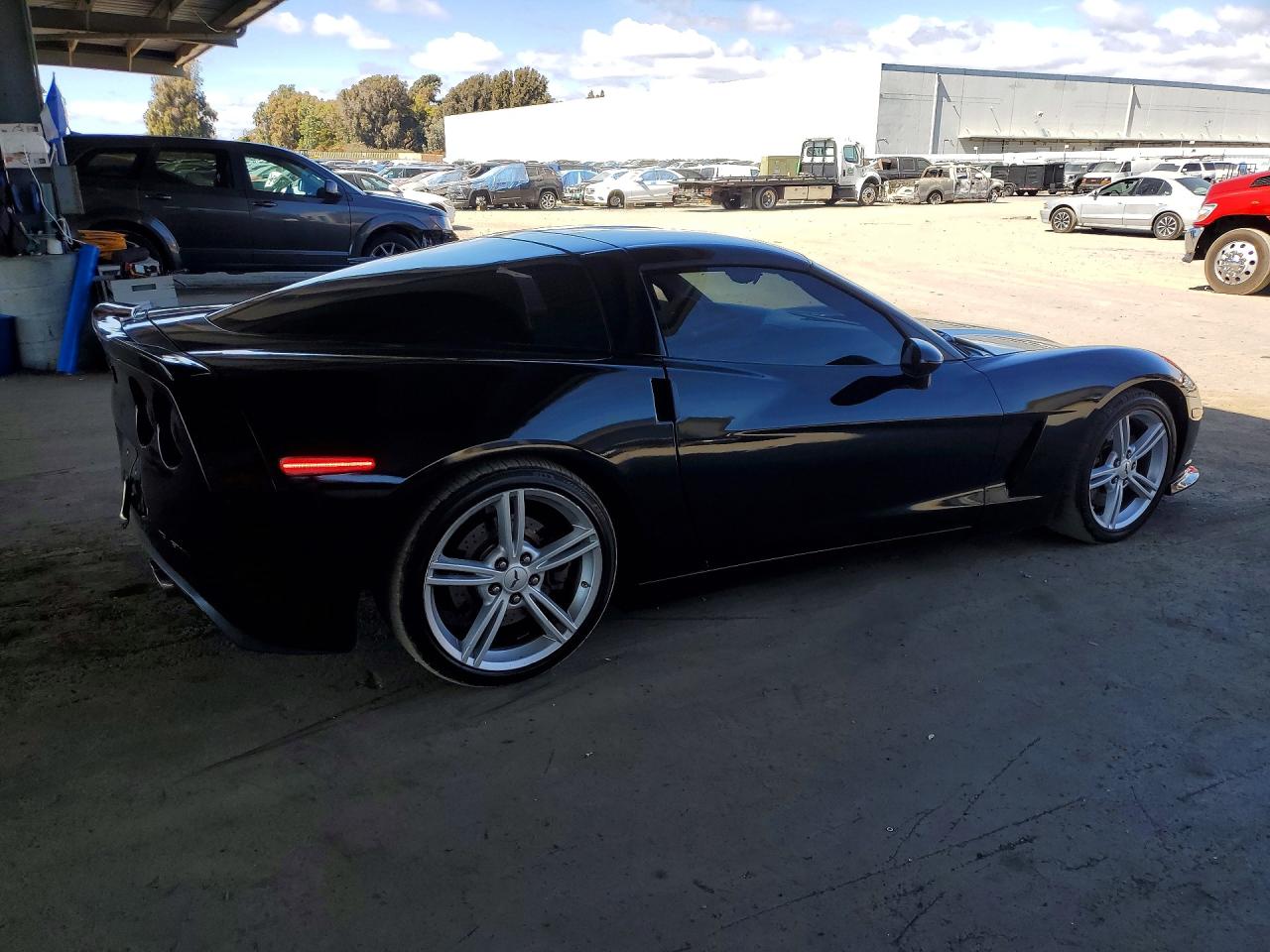2009 Chevrolet Corvette Черный vin: 1G1YY26WX95102790