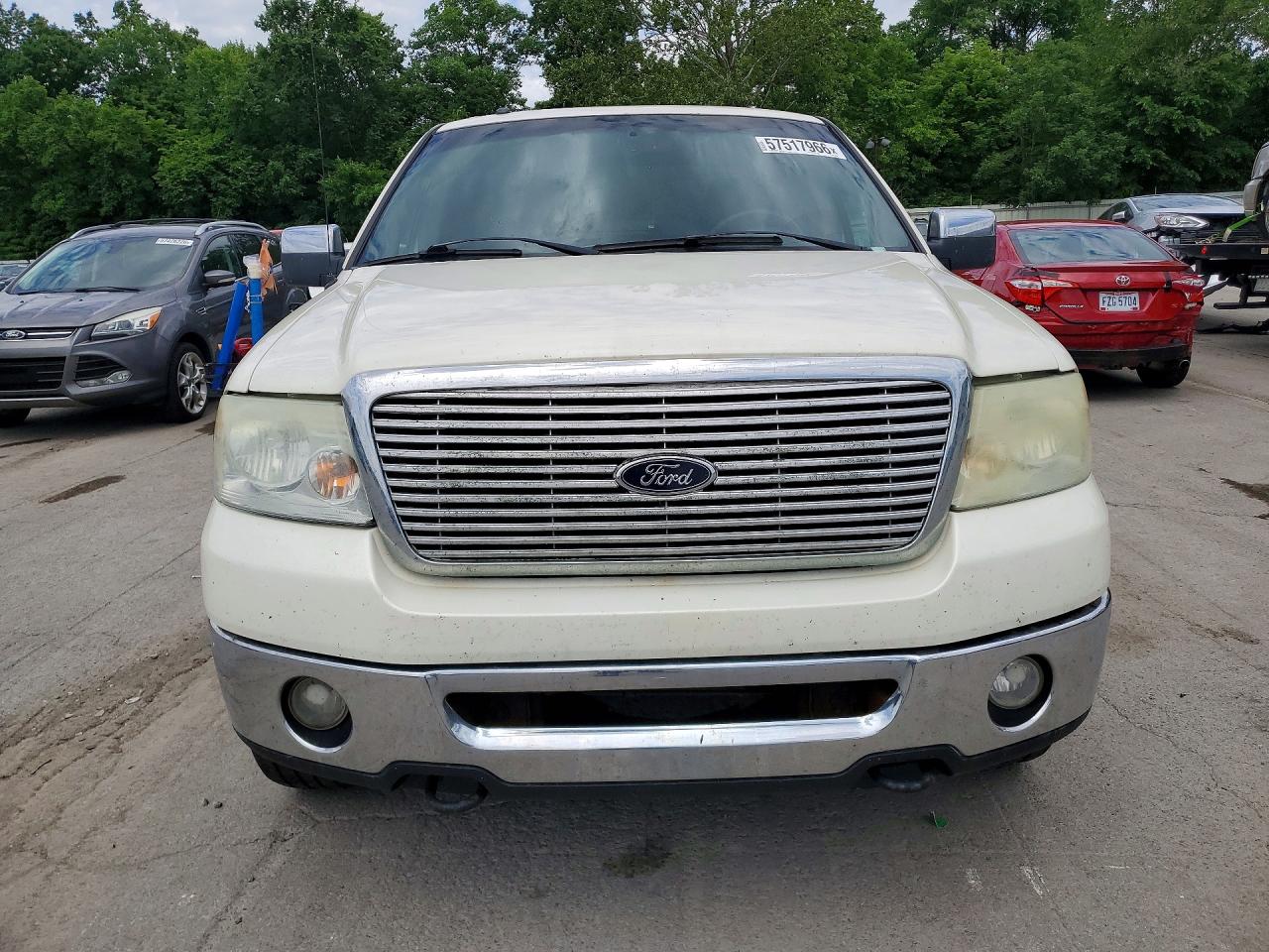 2008 Ford F150 Supercrew White vin: 1FTPW14V78FB19505