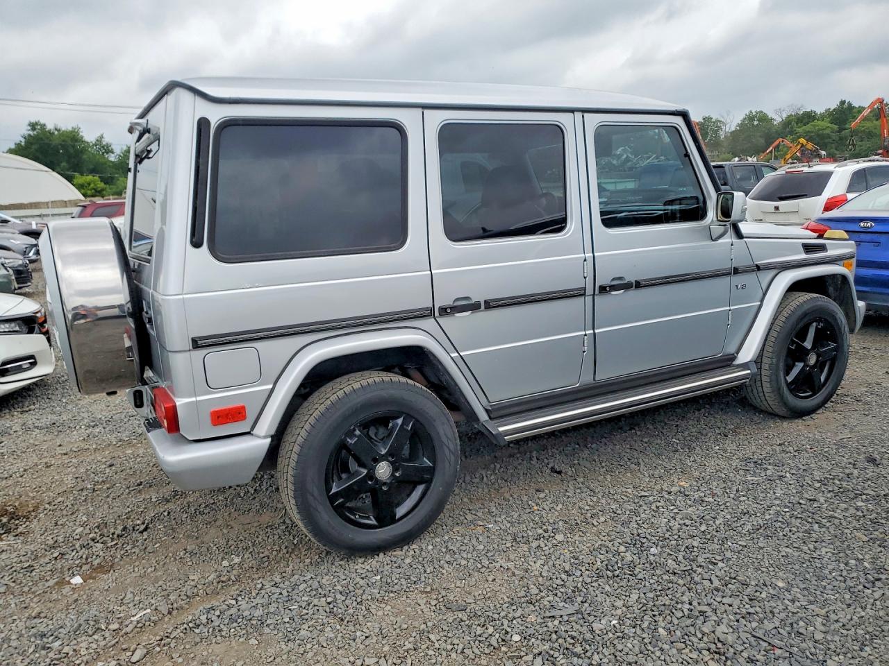 2007 Mercedes-benz G 500 Silver vin: WDCYR49E77X170740