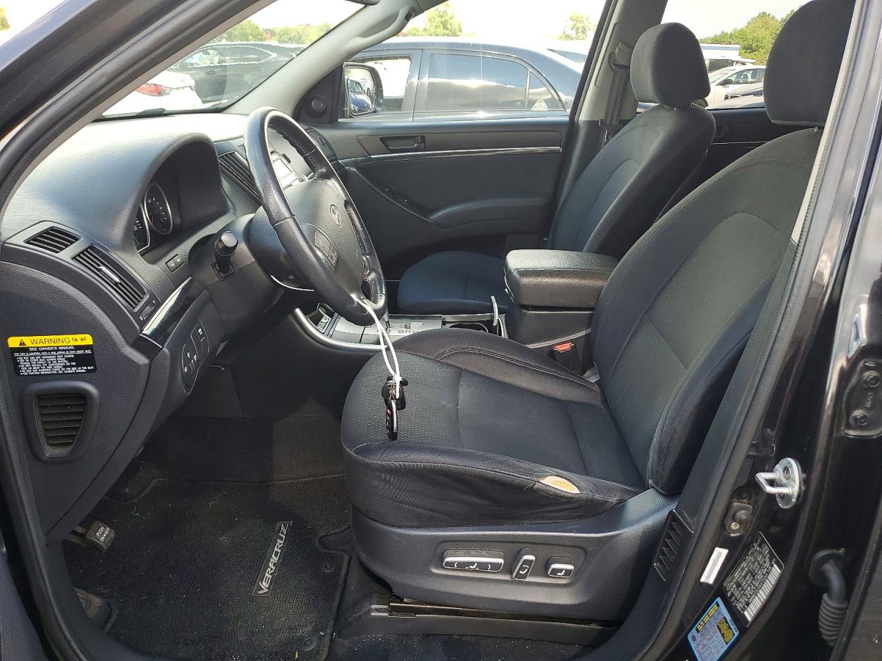 2008 Hyundai Veracruz Gls Black vin: KM8NU73CX8U073868