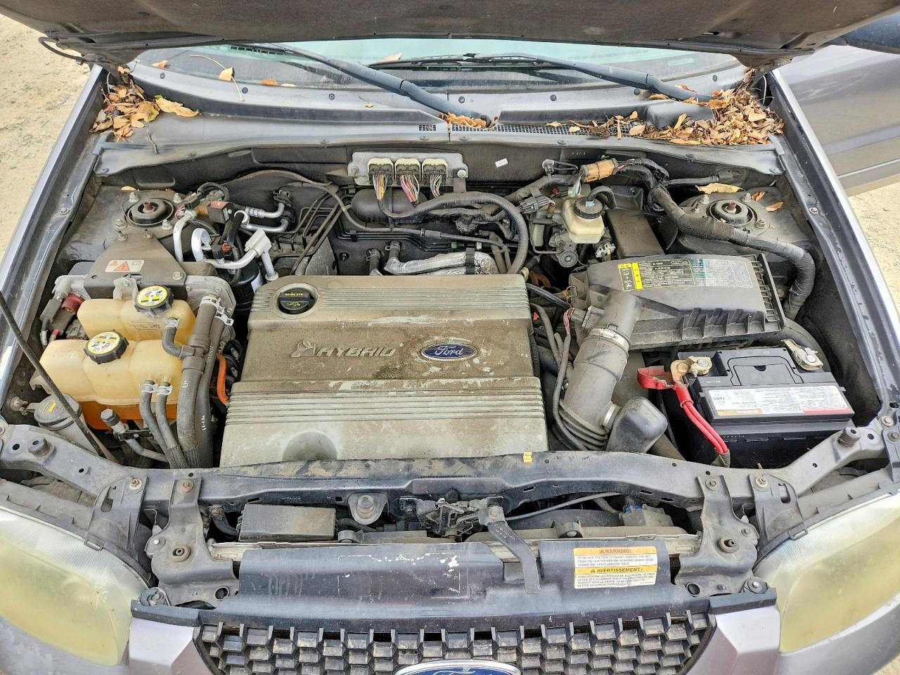 2007 Ford Escape Hev Gray vin: 1FMCU49H77KA91635