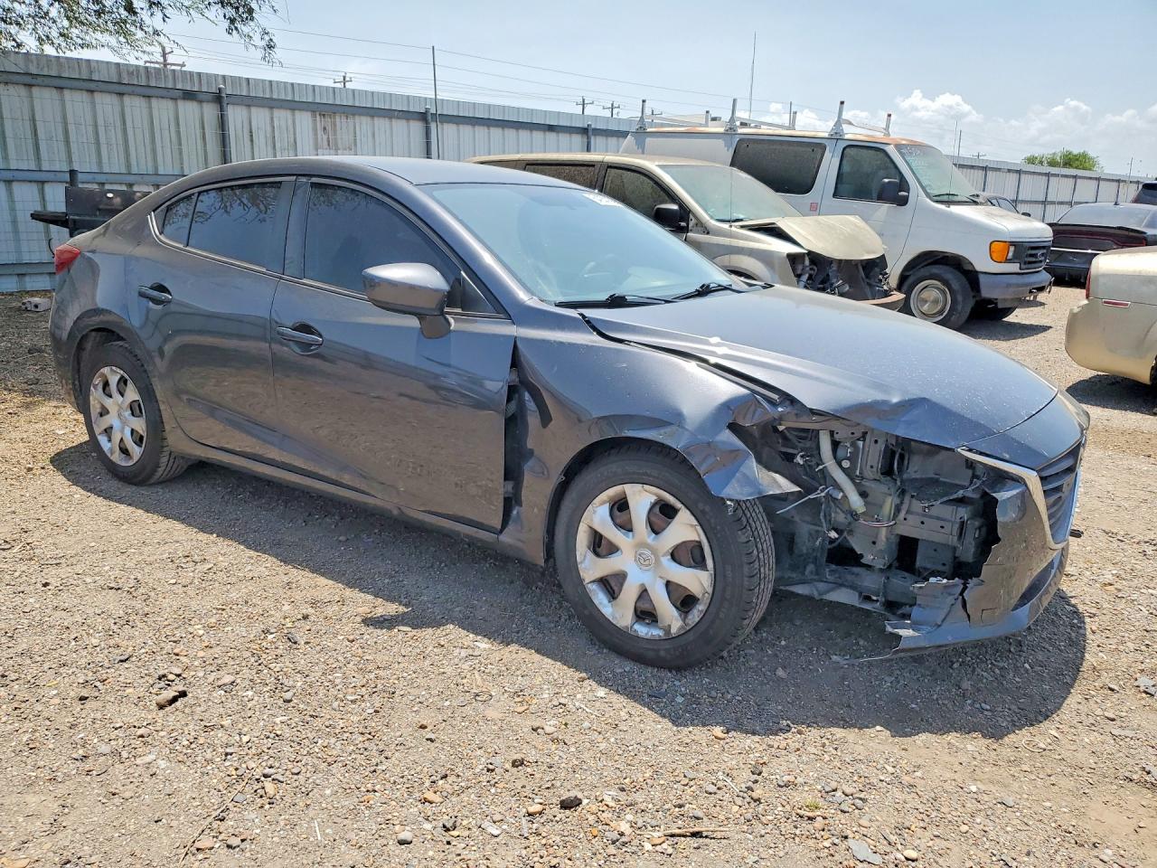 2015 Mazda 3 Sport Gray vin: 3MZBM1U7XFM237057