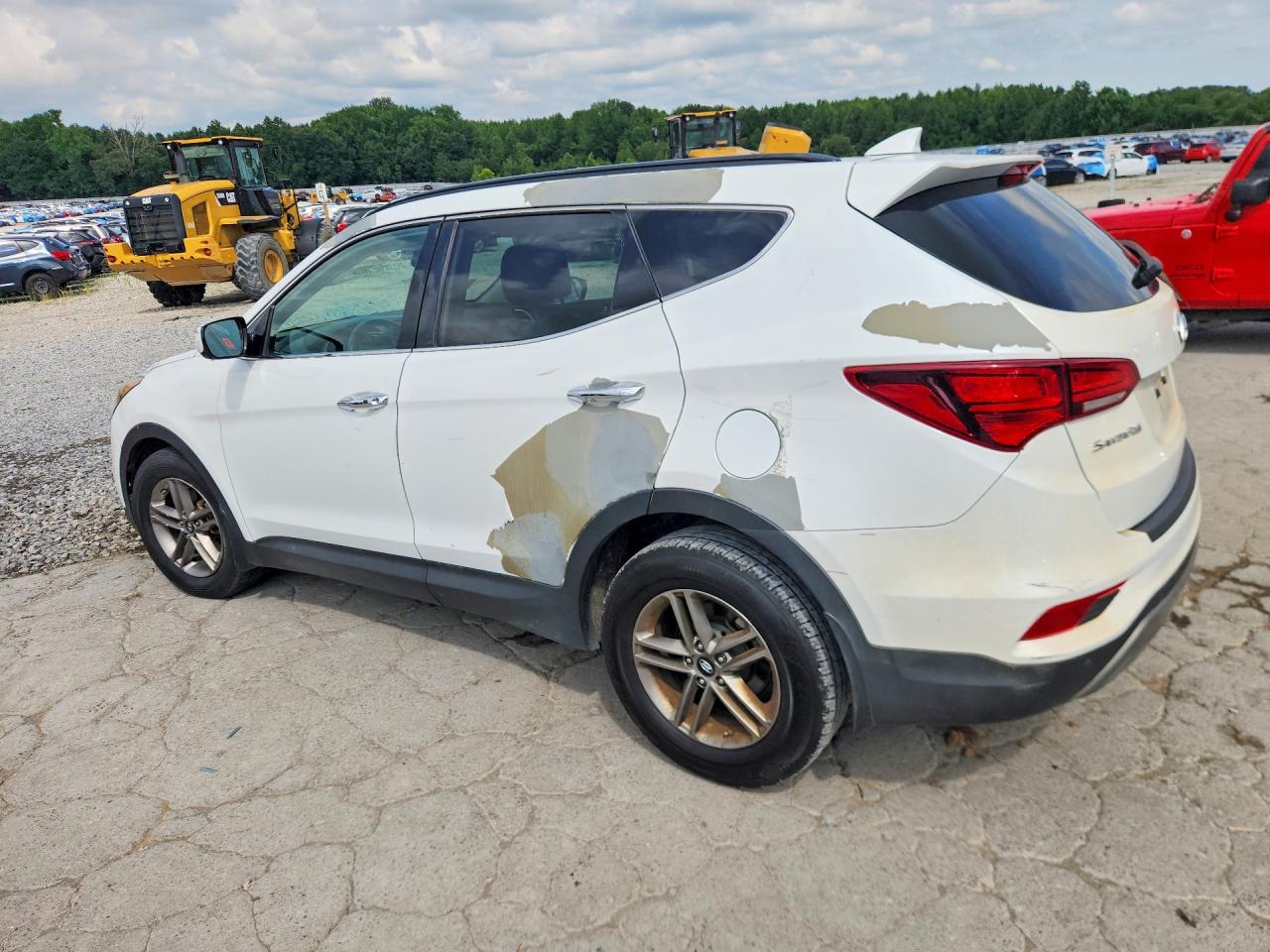 2018 Hyundai Santa Fe Sport 2.4l Белый vin: 5NMZU3LB2JH078131