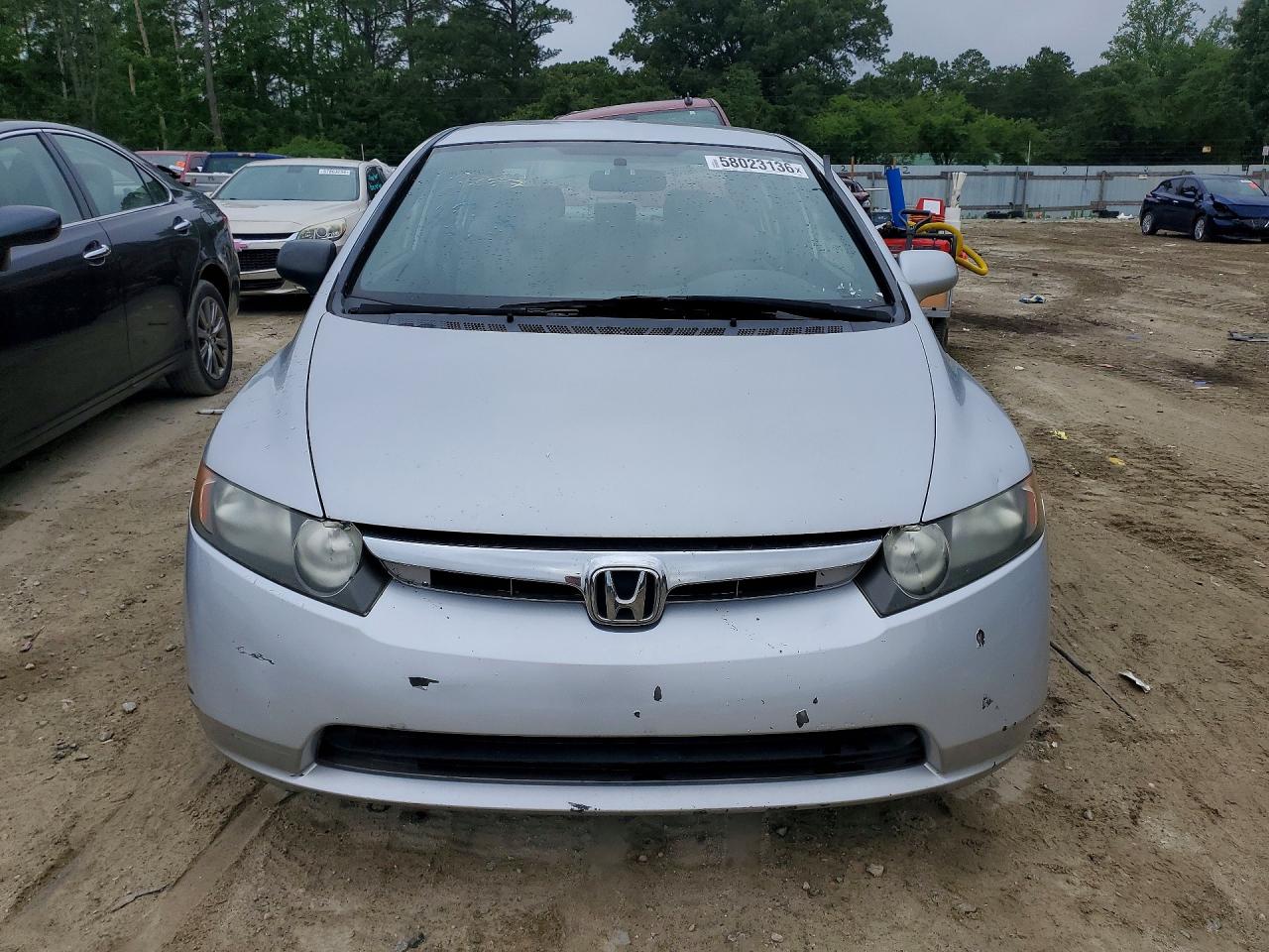 2006 Honda Civic Lx Silver vin: 1HGFA16536L139161
