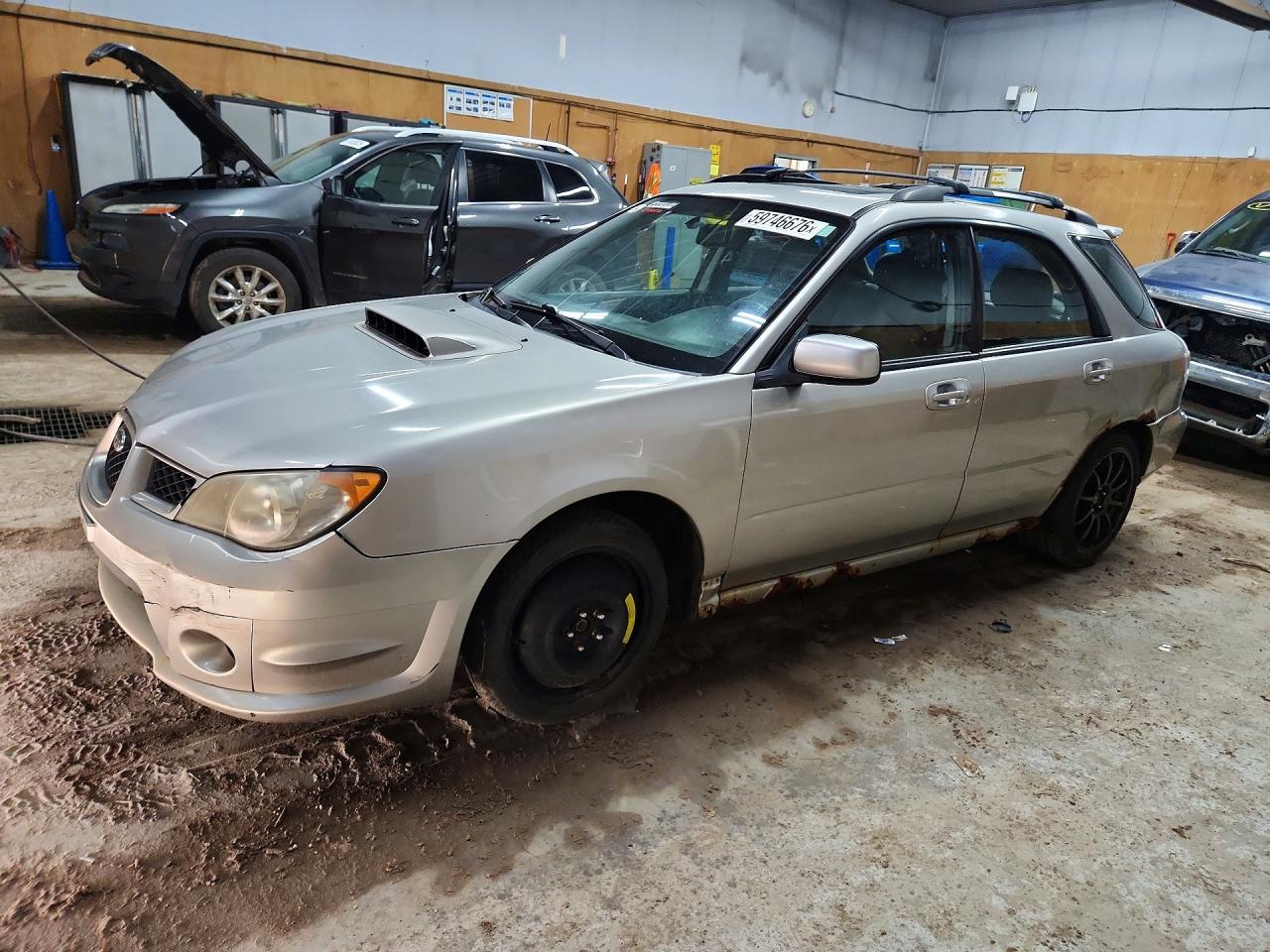 2007 Subaru Impreza Wrx Silver vin: JF1GG74657G805775