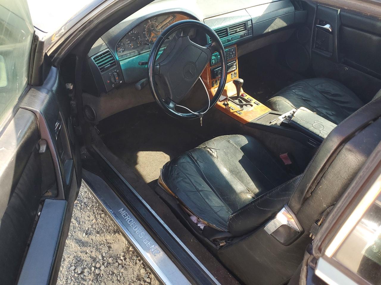 1994 Mercedes-benz Sl 320 Black vin: WDBFA63E9RF102682