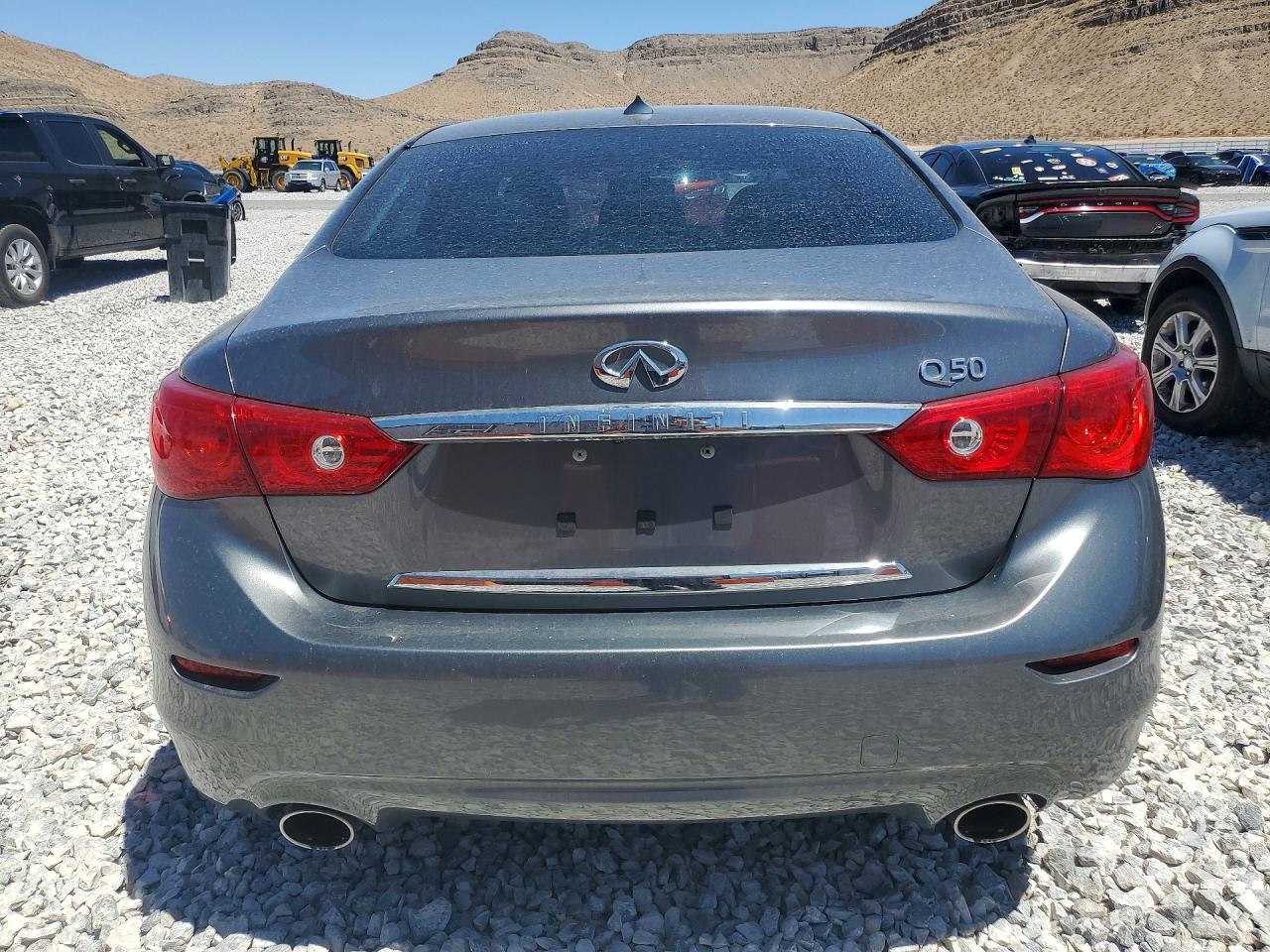2015 Infiniti Q50 Premium Gray vin: JN1BV7AP8FM351404