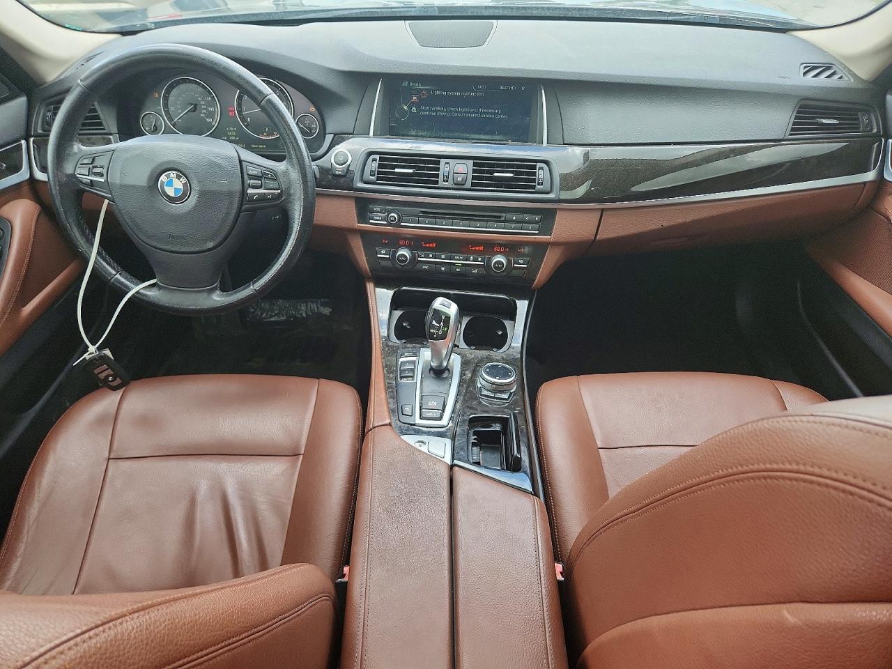 2014 Bmw 535 I Blue vin: WBA5B1C56ED478448