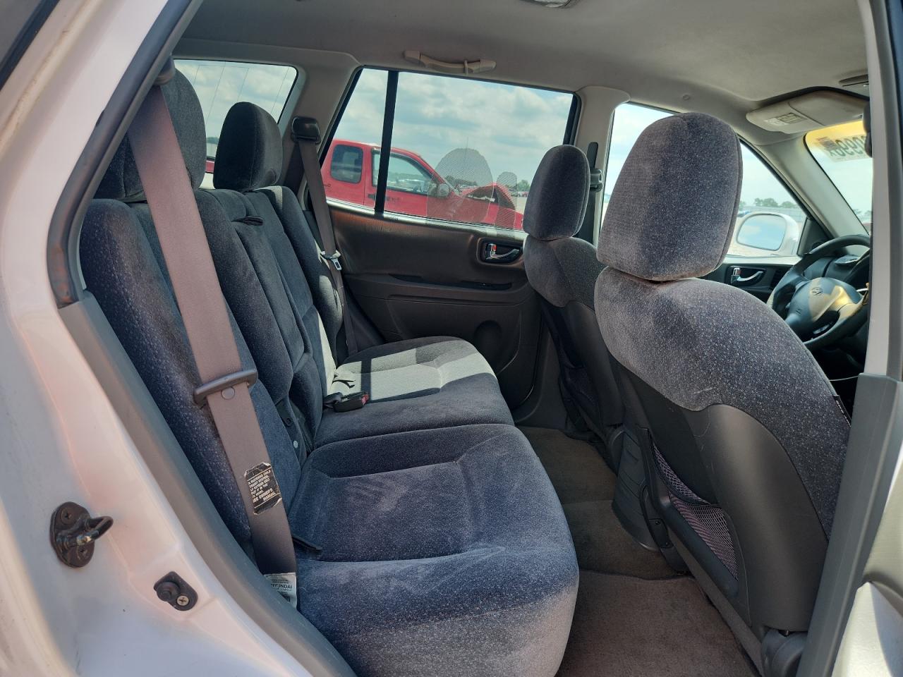 2004 Hyundai Santa Fe Gls White vin: KM8SC13D74U699528