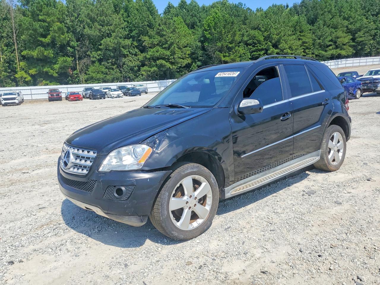 2010 Mercedes-benz Ml 350 Black vin: 4JGBB5GB8AA619301