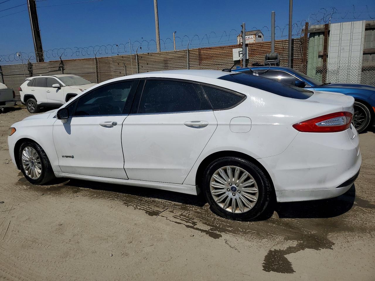 2013 Ford Fusion Se Hybrid White vin: 3FA6P0LU0DR229259