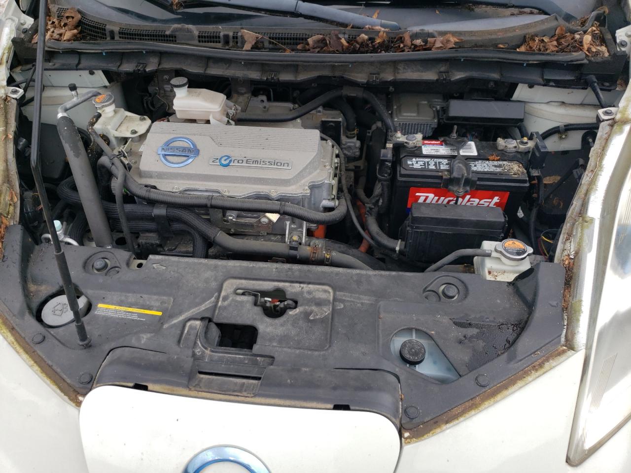 2011 Nissan Leaf Sv Белый vin: JN1AZ0CP0BT005898