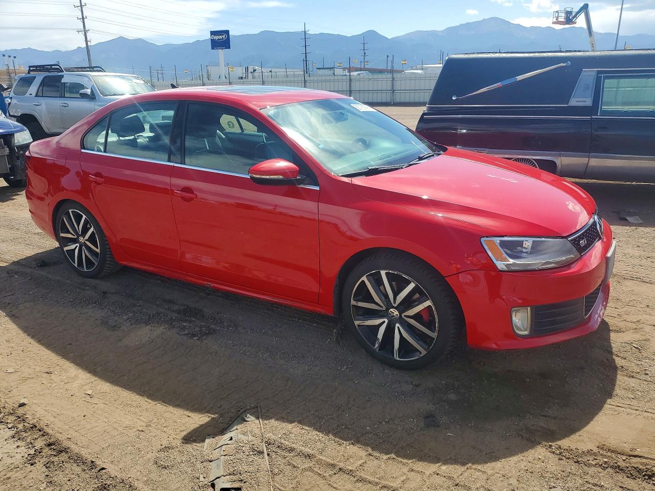 2013 Volkswagen Jetta Gli Red vin: 3VW5S7AJ2DM291777