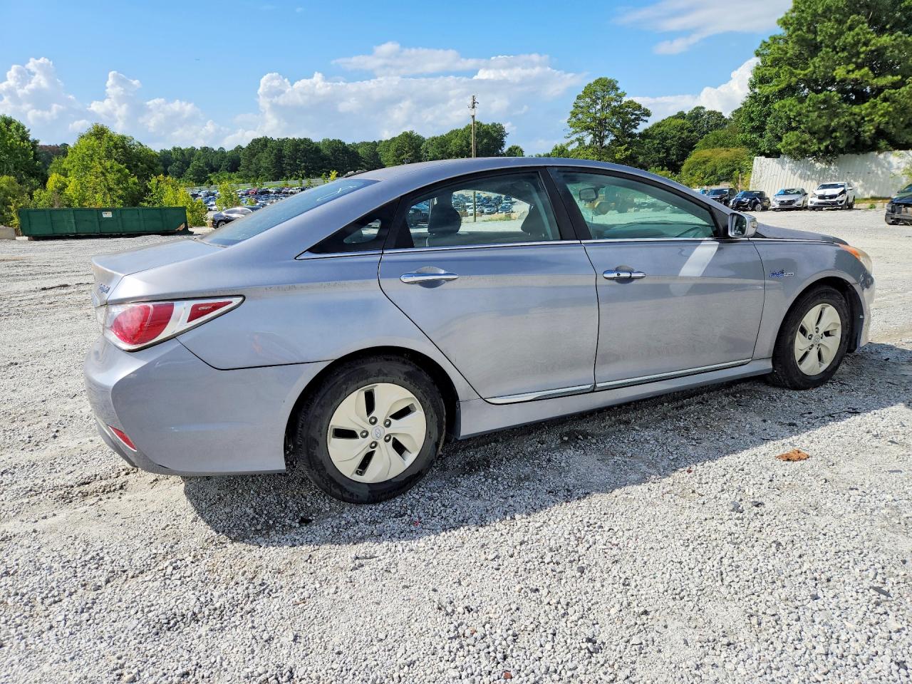 2014 Hyundai Sonata Hybrid Gray vin: KMHEC4A45EA116474