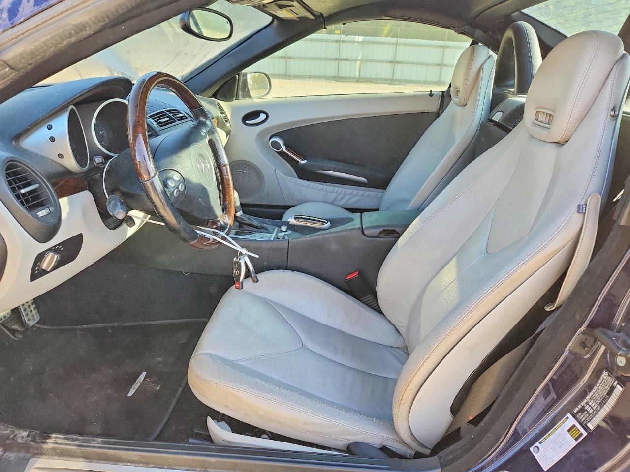 2008 Mercedes-benz Slk 280 Blue vin: WDBWK54F78F174235