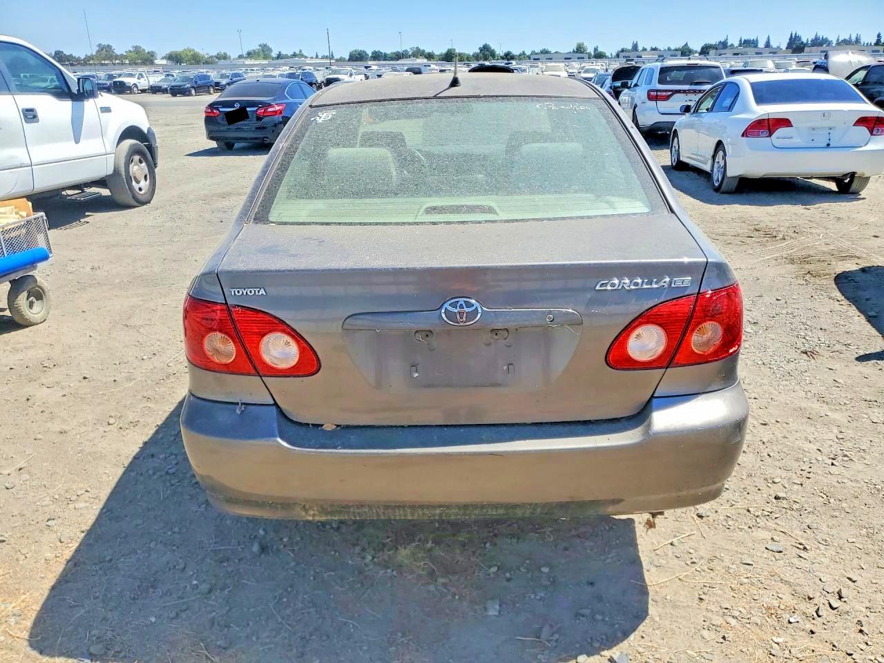 2006 Toyota Corolla Ce Gray vin: 1NXBR32E66Z626271