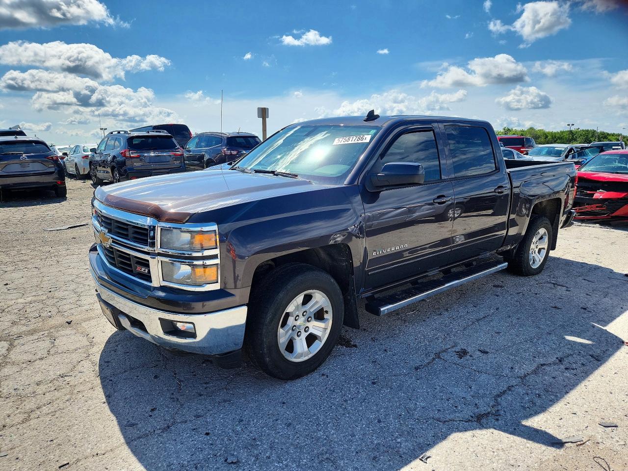 2015 Chevrolet Silverado K1500 Lt Brown vin: 3GCUKREC3FG302891