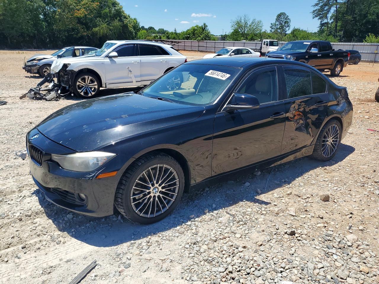 2014 Bmw 328 I Sulev Black vin: WBA3C1C53EK111877