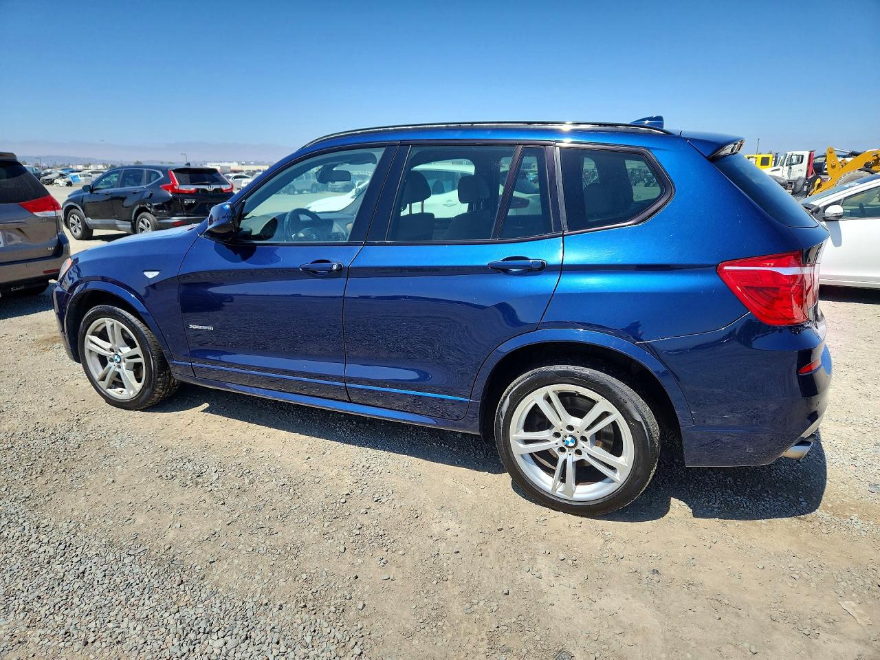 2014 Bmw X3 Xdrive28i Blue vin: 5UXWX9C56E0D31224