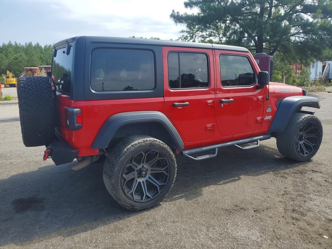 2019 Jeep Wrangler Unlimited Sport Red vin: 1C4HJXDG5KW528214