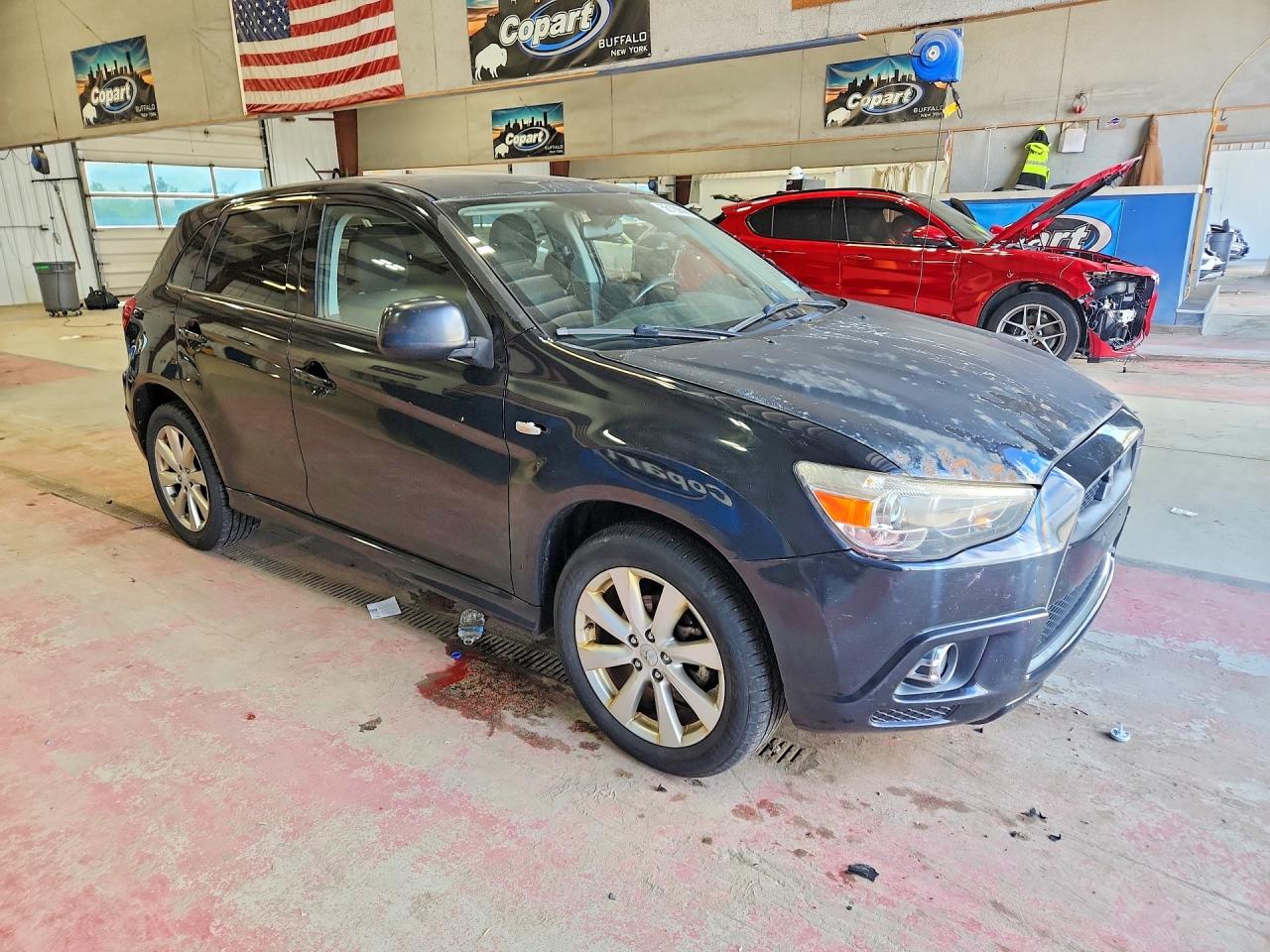 2012 Mitsubishi Outlander Sport Se Black vin: JA4AR4AU3CZ002175