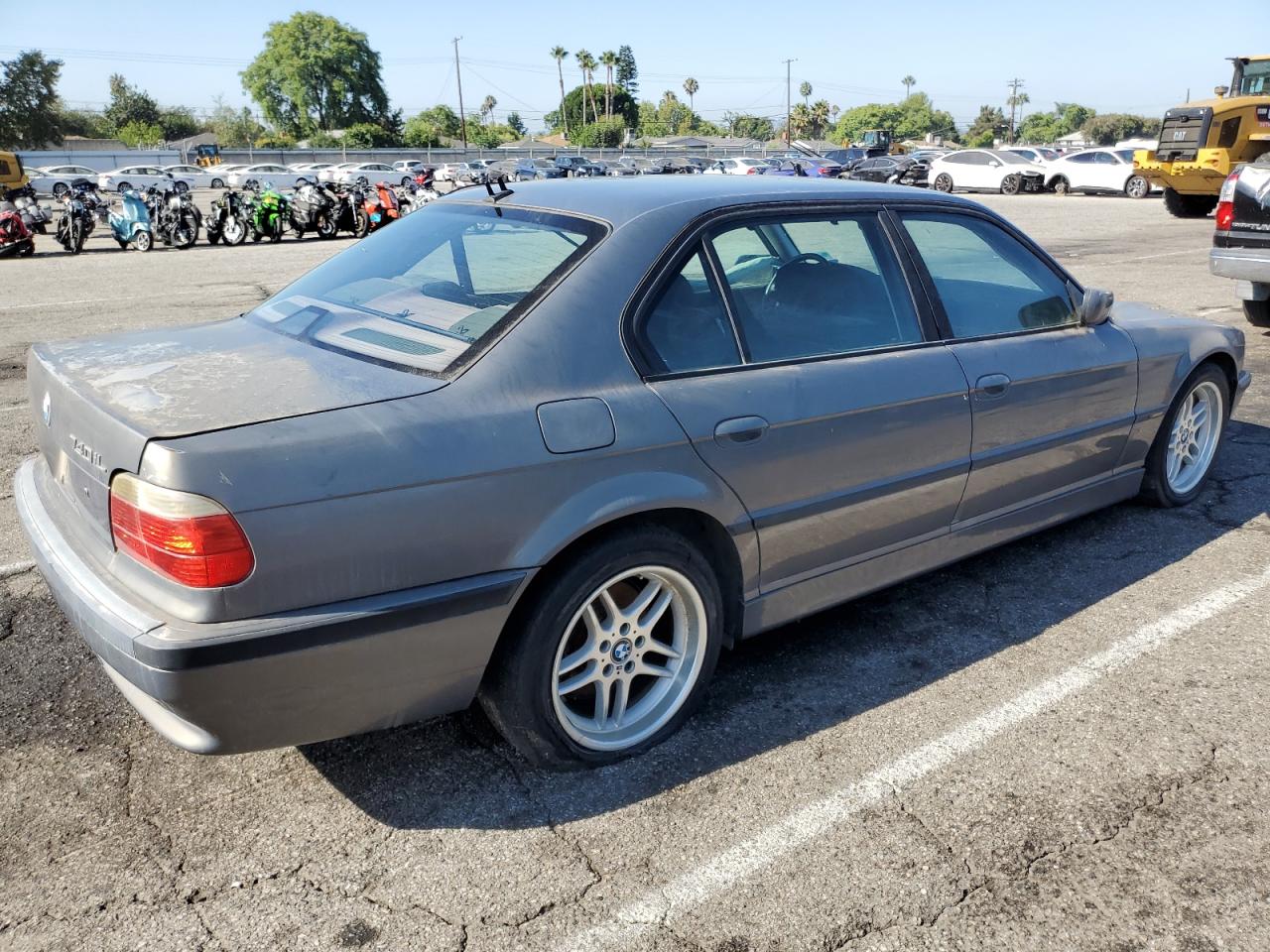 2001 Bmw 740 Il   Gray vin: WBAGH83411DP33945