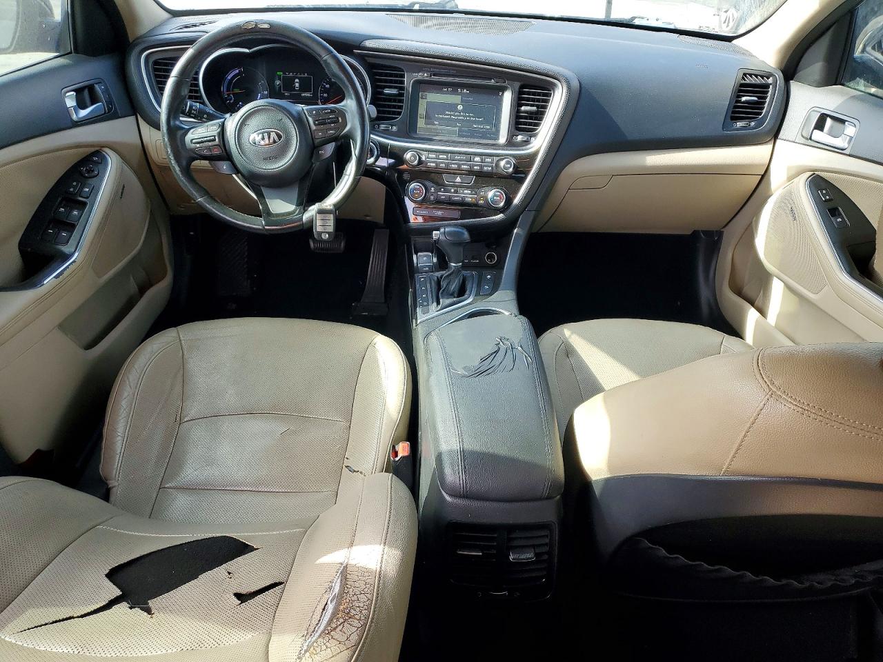 2015 Kia Optima Hybrid Черный vin: KNAGN4AD4F5080680