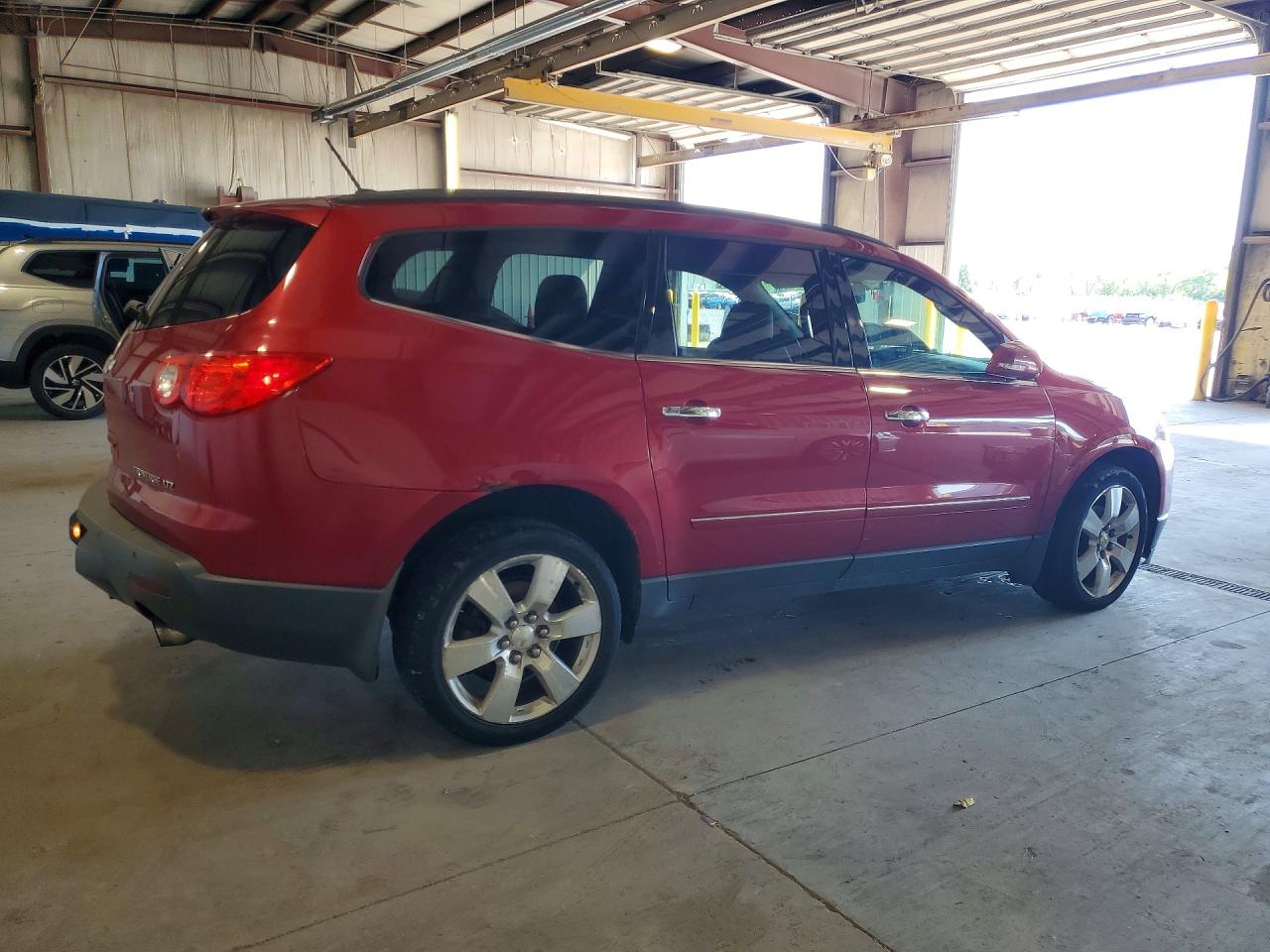 2012 Chevrolet Traverse Ltz Burgundy vin: 1GNKVLED7CJ277922