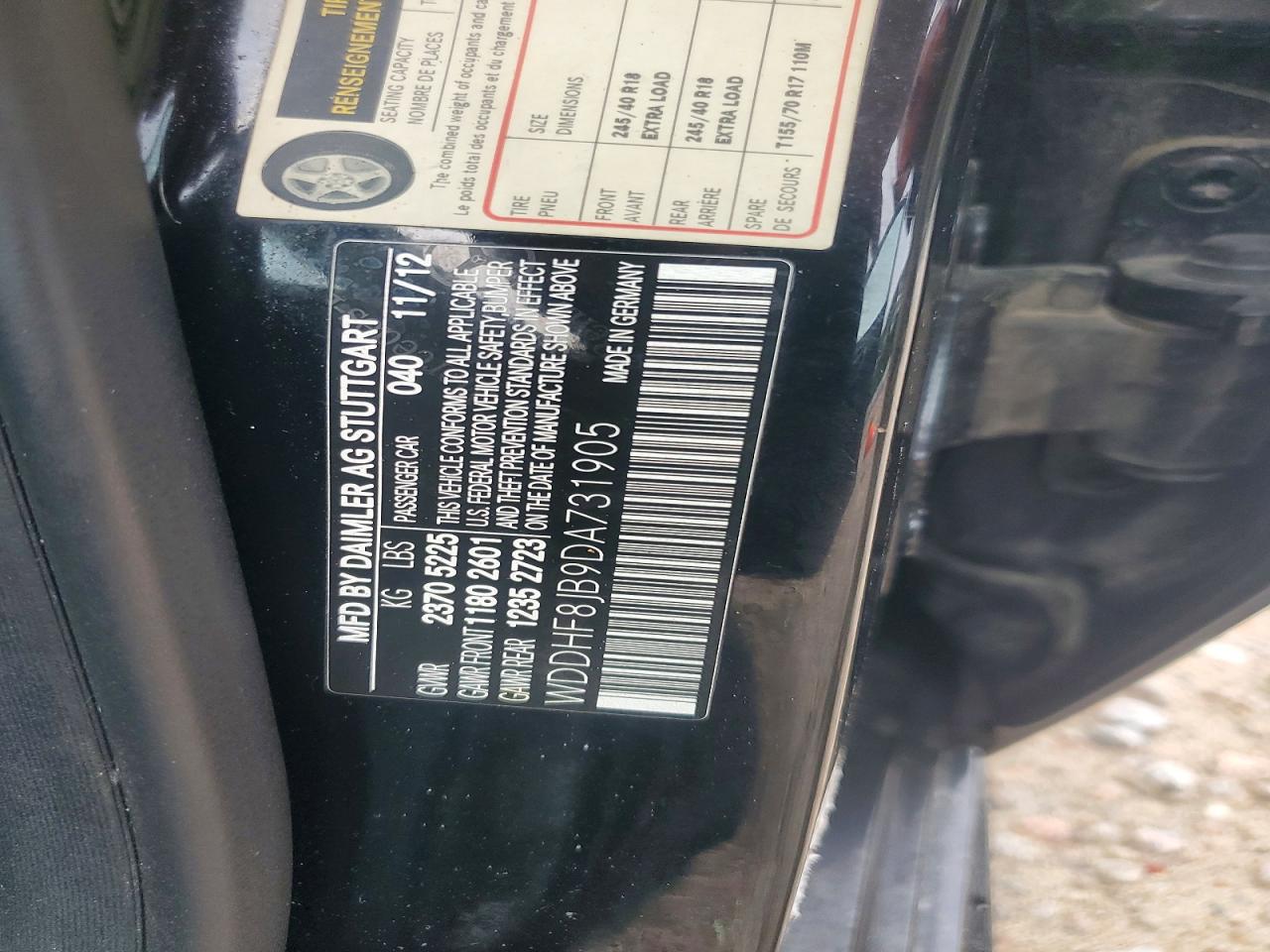 2013 Mercedes-benz E 350 4matic Black vin: WDDHF8JB9DA731905