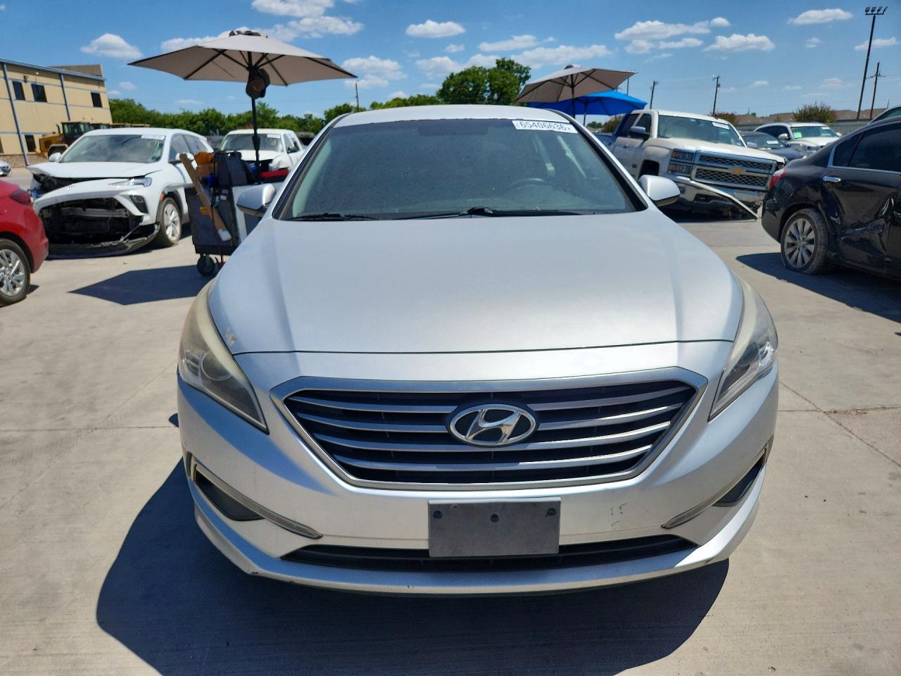 2015 Hyundai Sonata Se Silver vin: 5NPE24AFXFH068022