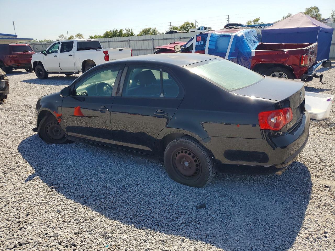 2006 Volkswagen Jetta Value Черный vin: 3VWPF71KX6M846385