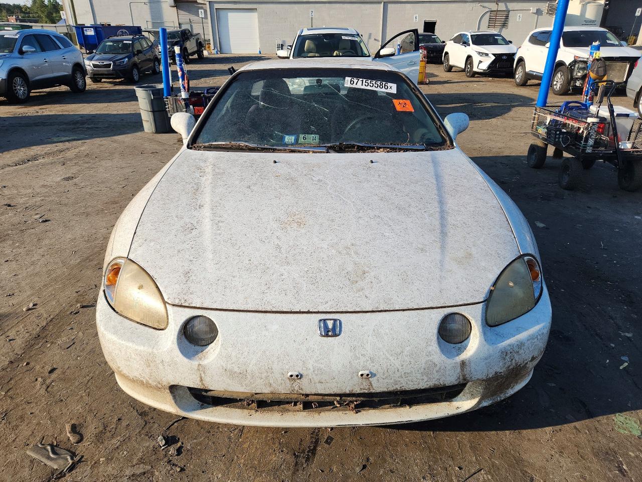 1994 Honda Civic Del Sol S White vin: JHMEG1244RS006875