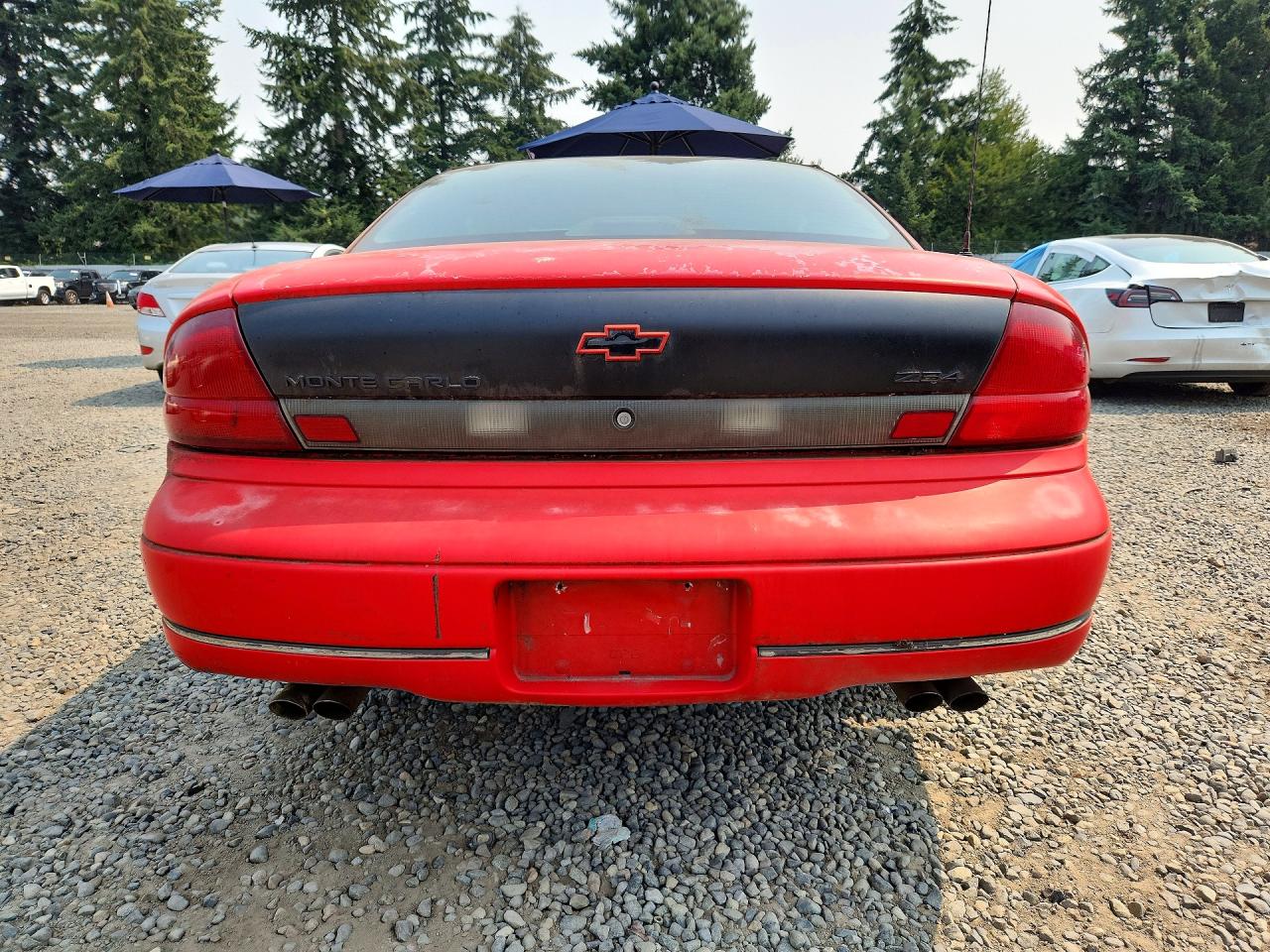 1995 Chevrolet Monte Carlo Z34 Red vin: 2G1WX12X3S9289995